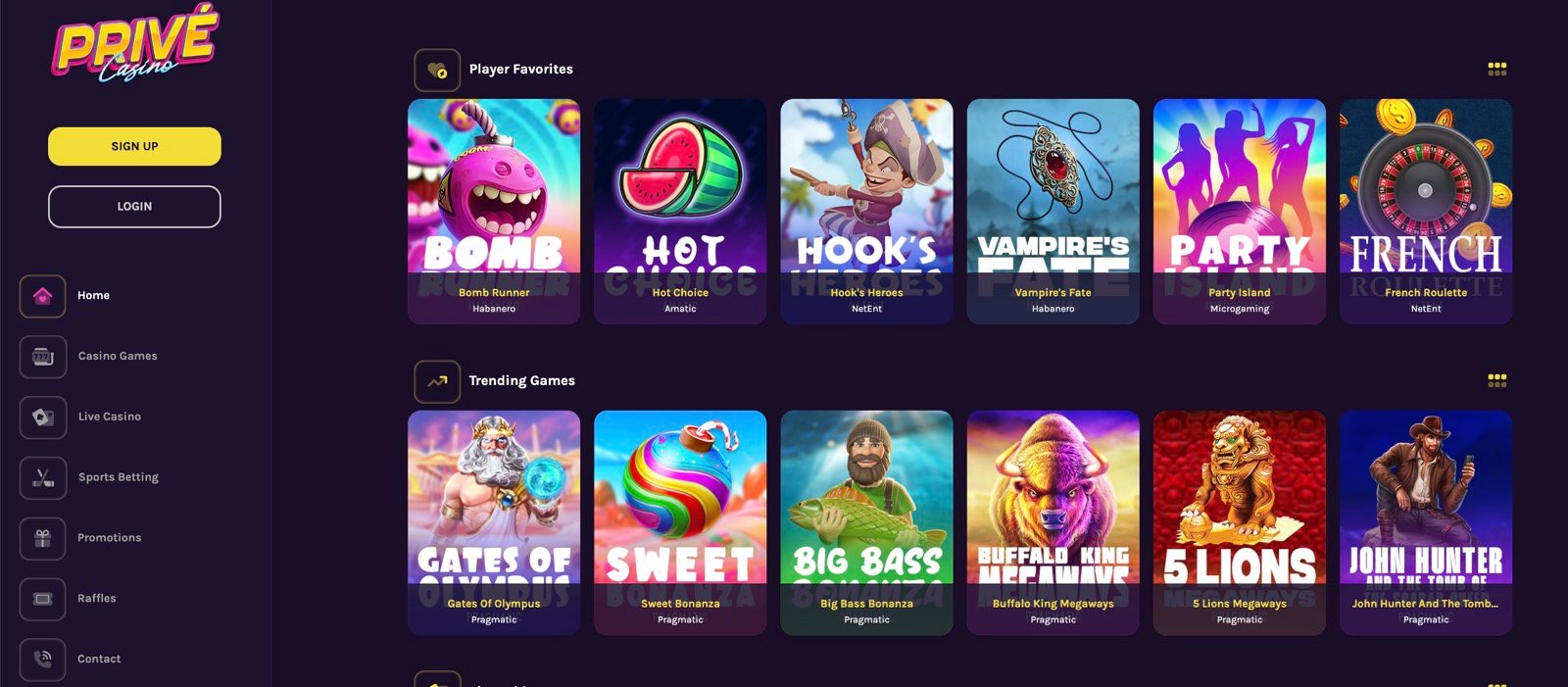 Prive Casino Betrouwbaar 2025 – Casino Review & Welkomstbonus van €8.888
